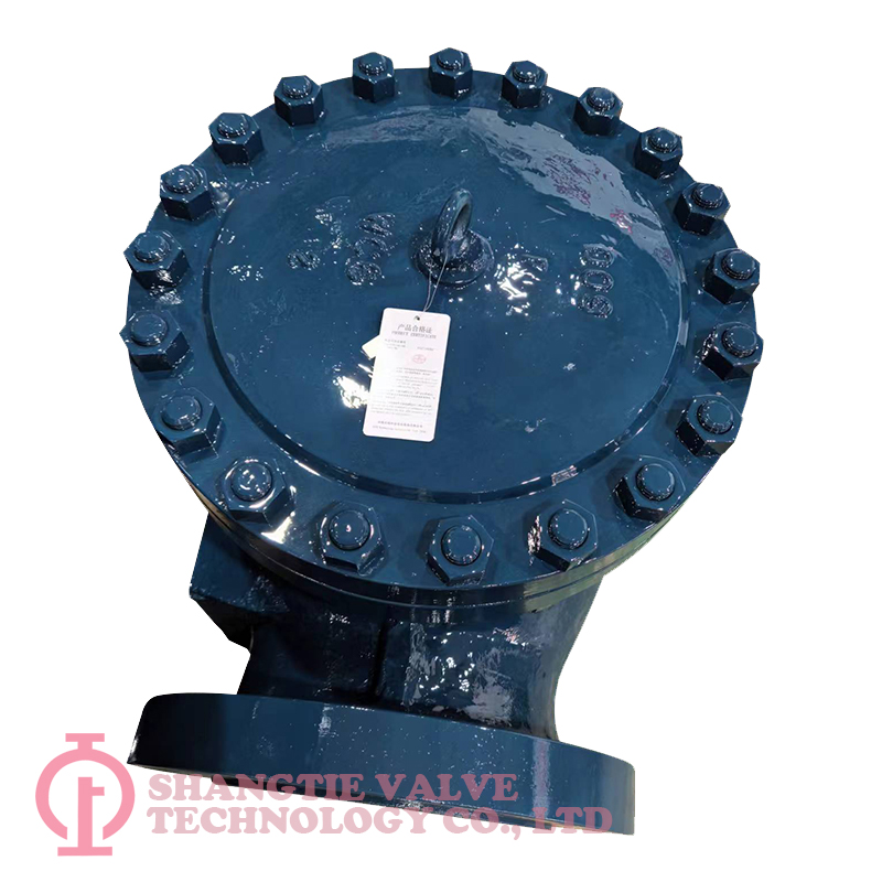 API High Temperature A217 WC6 600LBI 14inch Flange Swing Check Valve detail 4