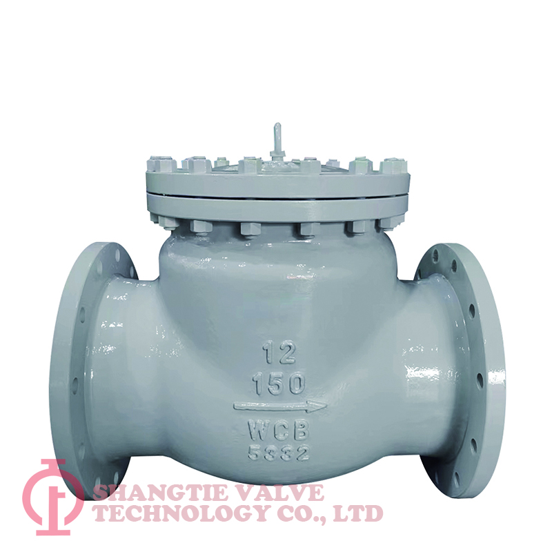API 6D, BS1868, ASME B16.10 Cast Steel Swing Check Valve detail 2