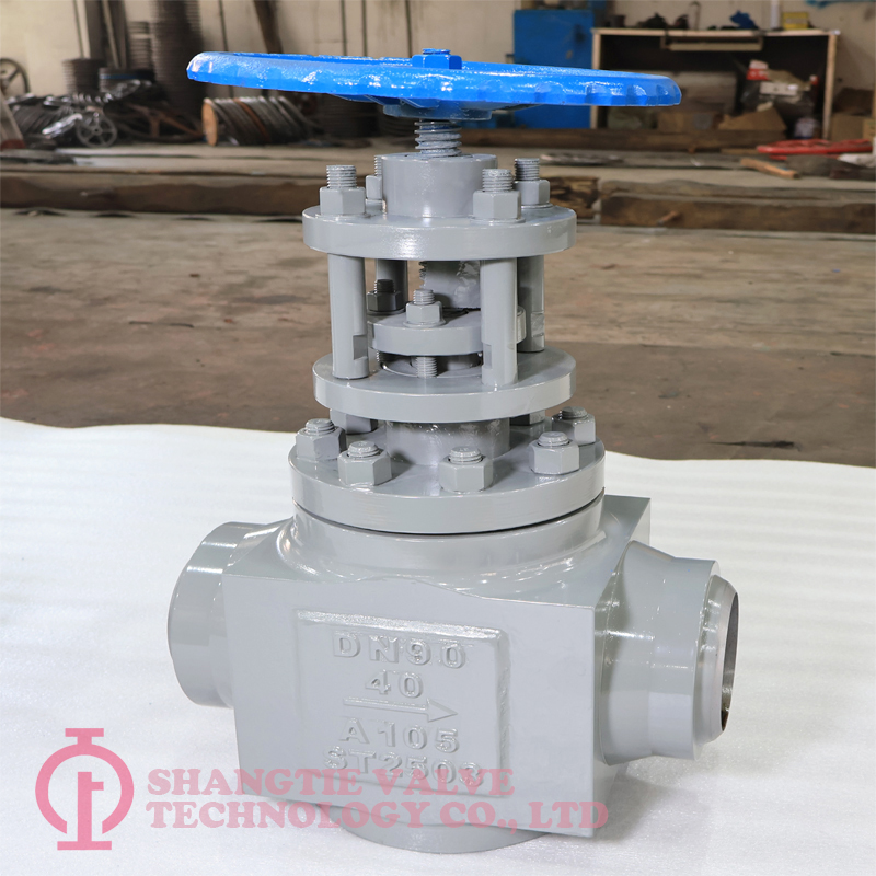 DIN Standard But-welded Free Forged Steel High Presure Globe Valves detail 2