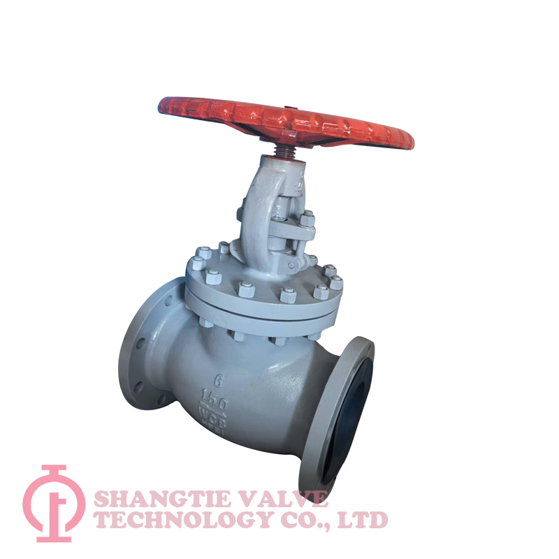 Industry 6 inches 150LB Cast Steel BS1873 RF Flange Globe Valve detail 4