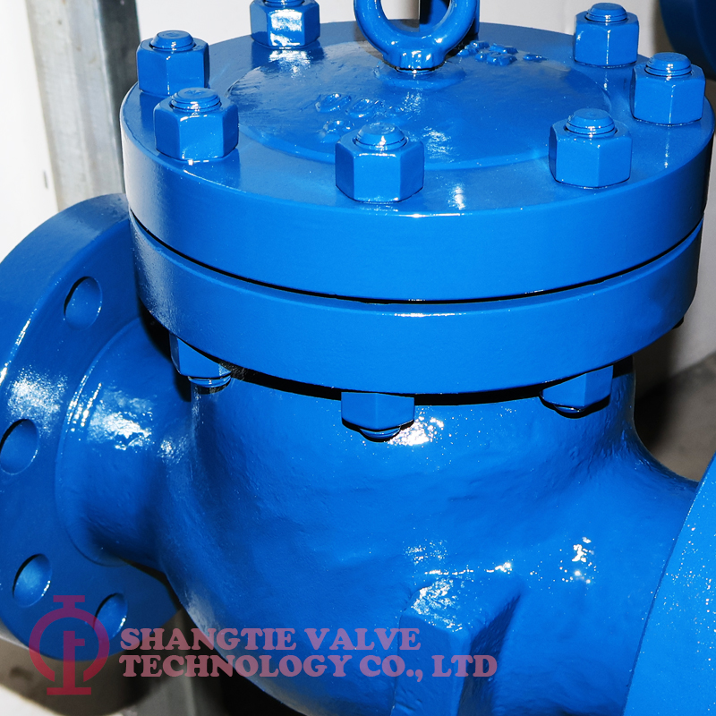 API 6D, BS1868, ASME B16.10 Cast Steel Swing Check Valve detail 4