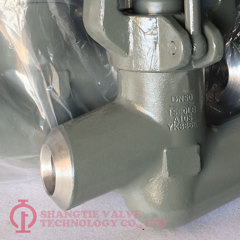 Industry 1 inches 1500LB A105 Power Station Globe Valve detail 2
