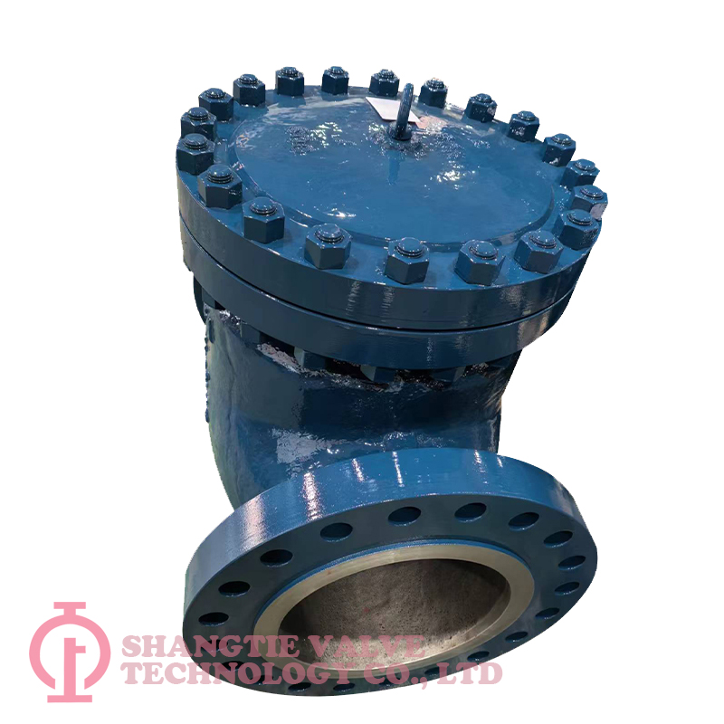API High Temperature A217 WC6 600LBI 14inch Flange Swing Check Valve detail 3
