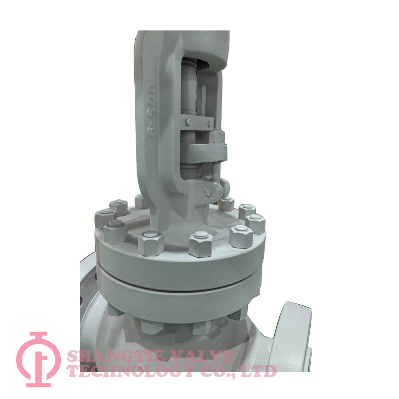 Industry 6  inches 600LB BS1873 Cast Steel WCB Flange Bevel Gear Globe Valve detail 5
