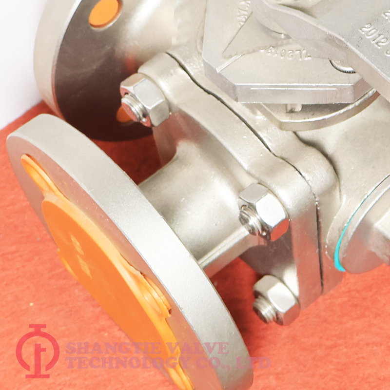 API Standard Manual Stainless Steel Flanged 3 Way Ball Valve detail 6