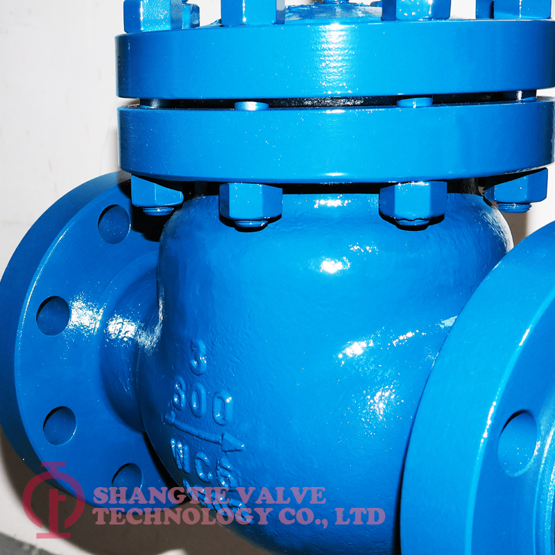 API 6D, BS1868, ASME B16.10 Cast Steel Swing Check Valve detail 3