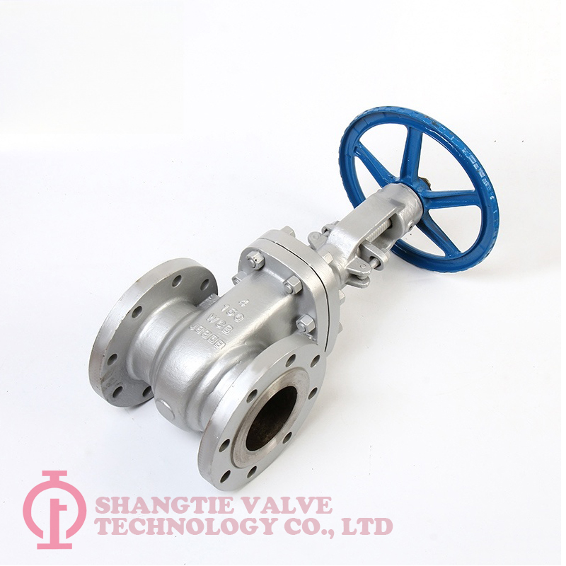 API600 150LB RF Cast Steel WCB Wedged Gate Valve detail 2