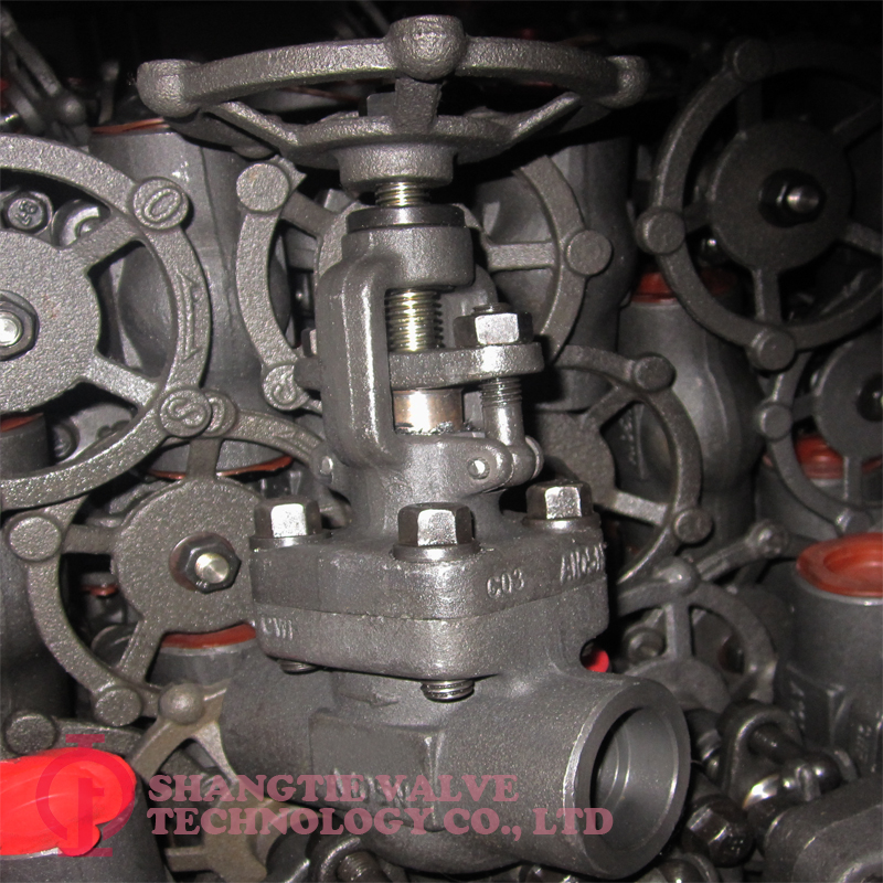 API 602 Bolted Bonnet Flanged Forged Steel Globe Valves detail 3