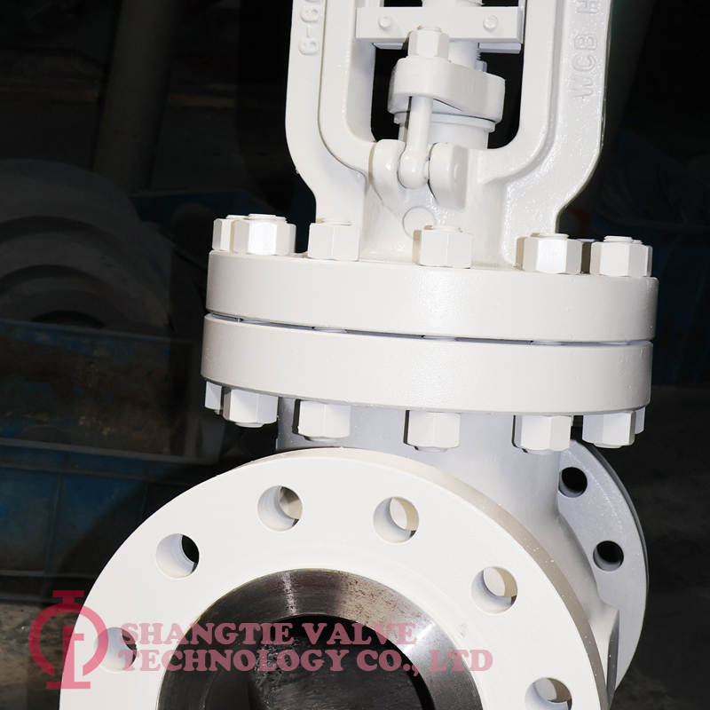Bevel Gear Operated API 600 Cast Steel A216 WCB Rising Stem OS Y Flanged Globe Valve detail 3