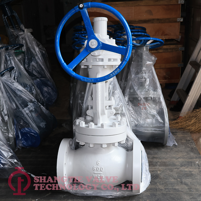 Bevel Gear Operated API 600 Cast Steel A216 WCB Rising Stem OS Y Flanged Globe Valve detail 5