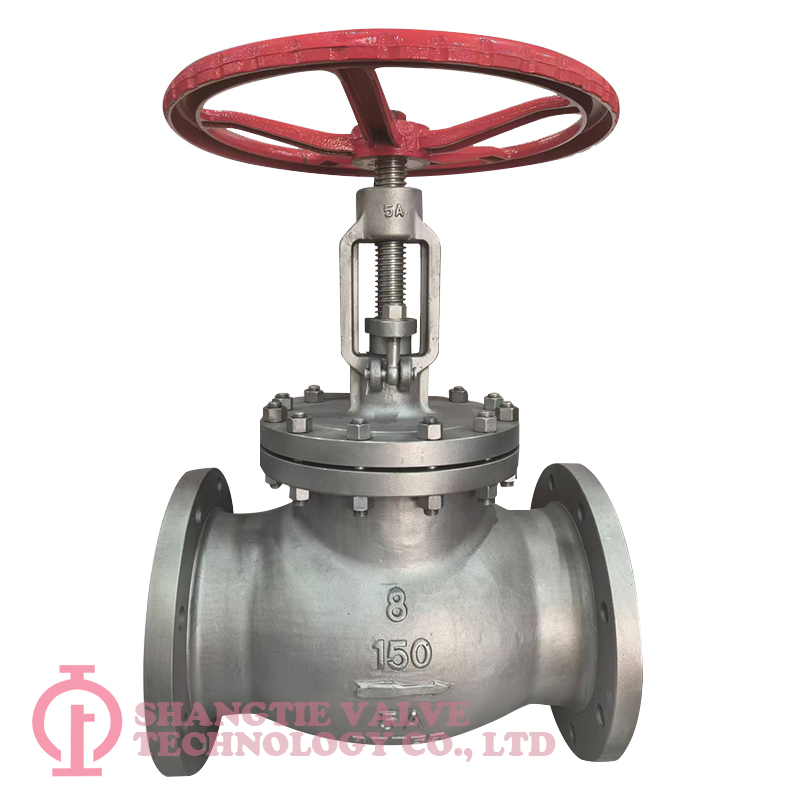 BS1873 150LB 10inch ASTM A995 5A Duplex Stainless Steel Globe Valve detail 1